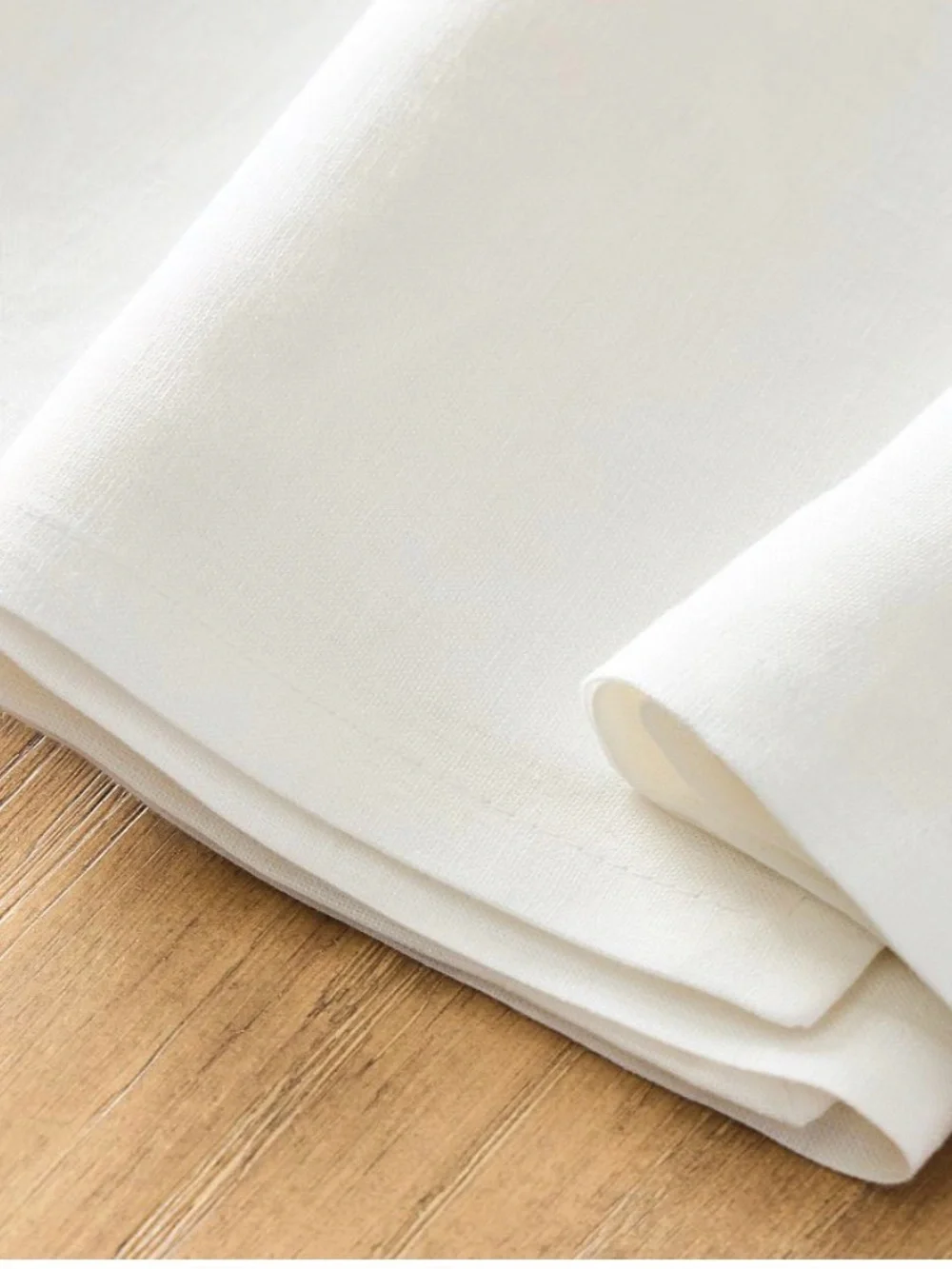 European Linen Napkins White Linen Set of 4